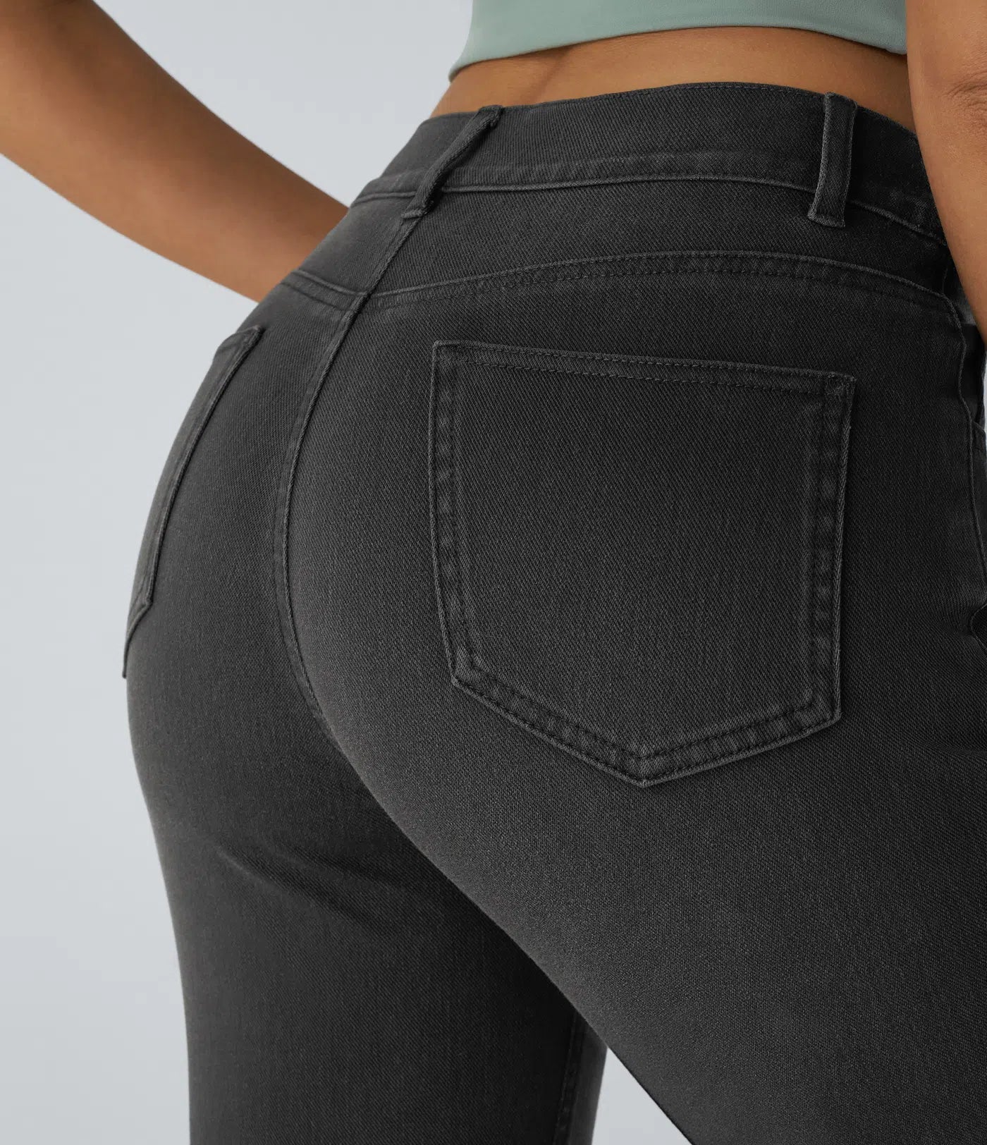 Elastic & Comfortable High-Waisted Pants