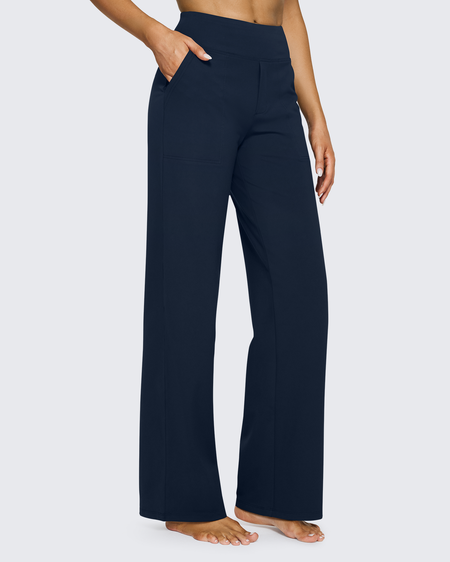 High-Waist Business Casual Pants