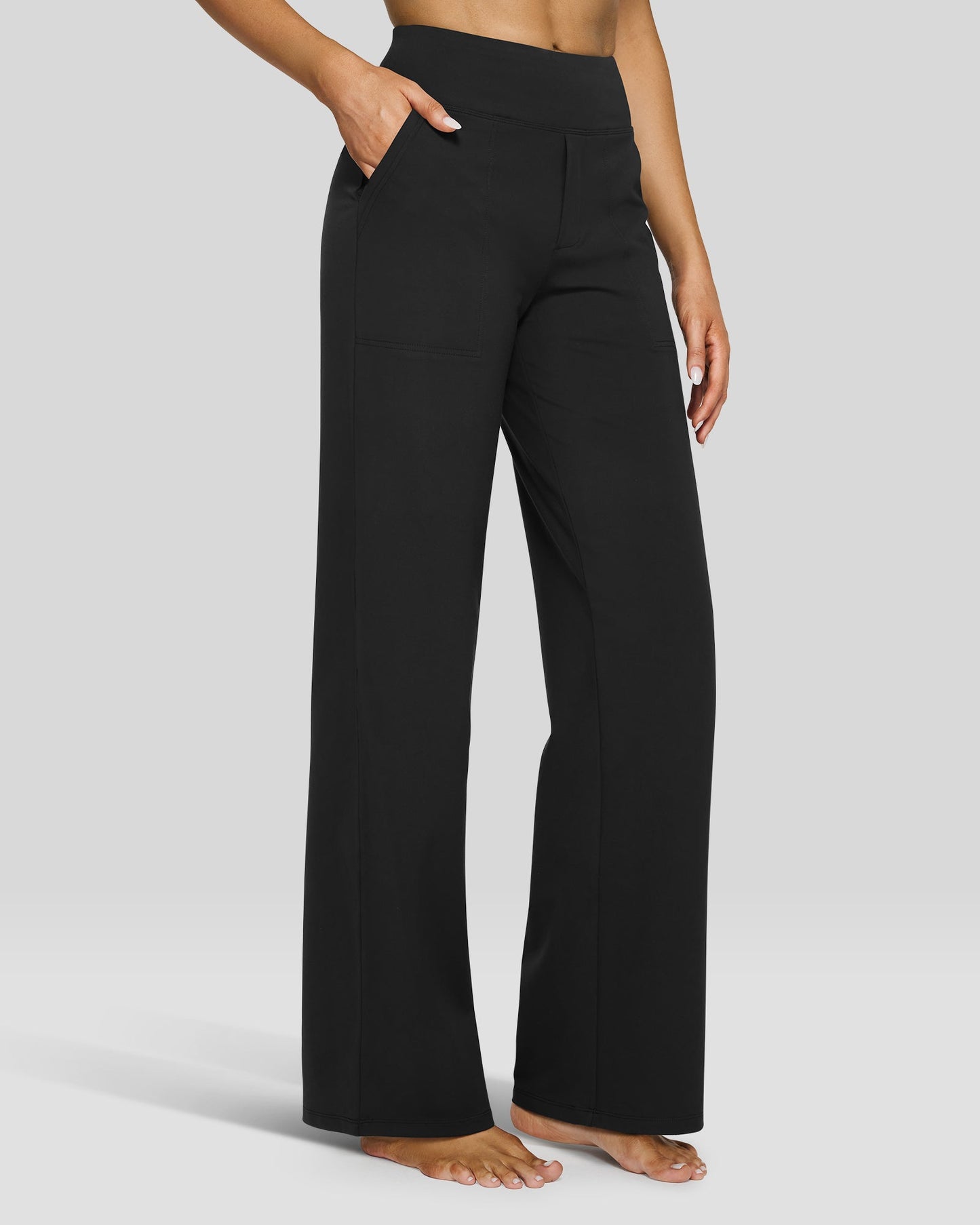 High-Waist Business Casual Pants