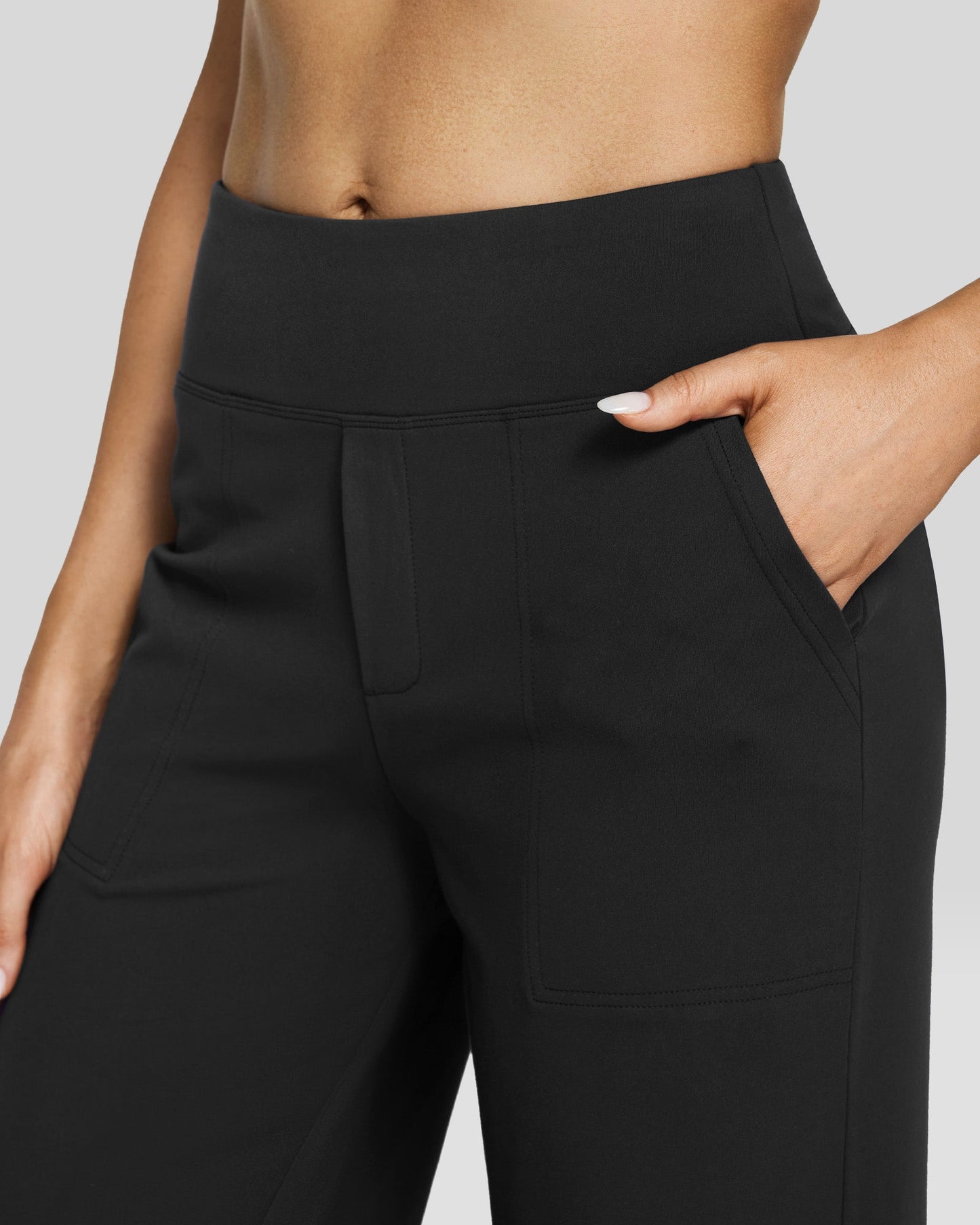 High-Waist Business Casual Pants