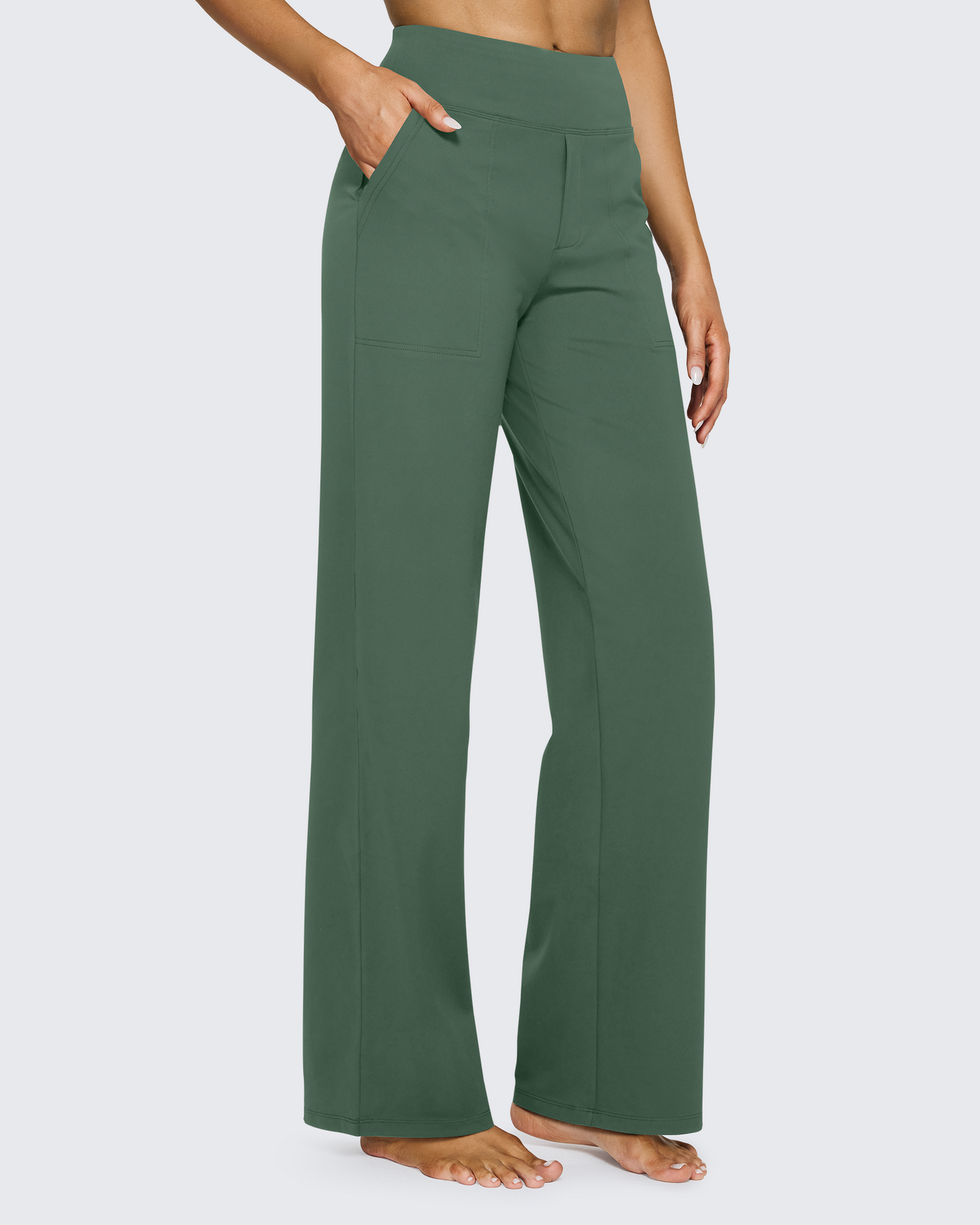 High-Waist Business Casual Pants