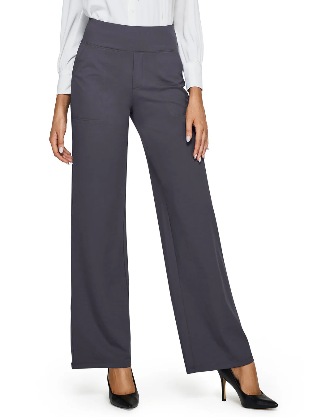 High-Waist Business Casual Pants