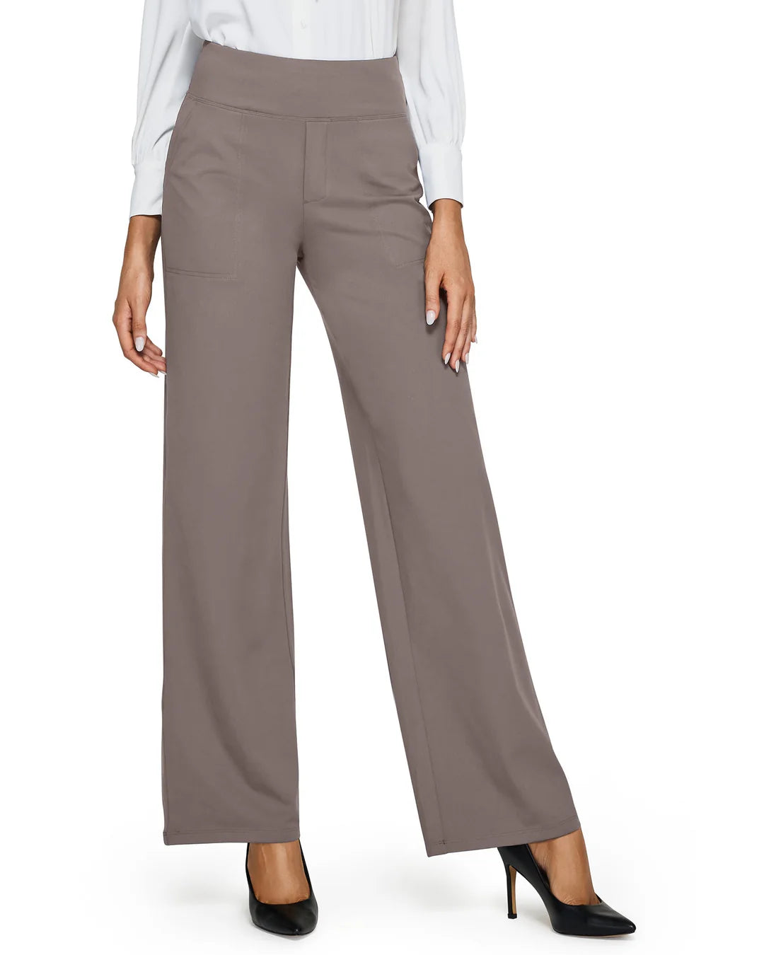 High-Waist Business Casual Pants