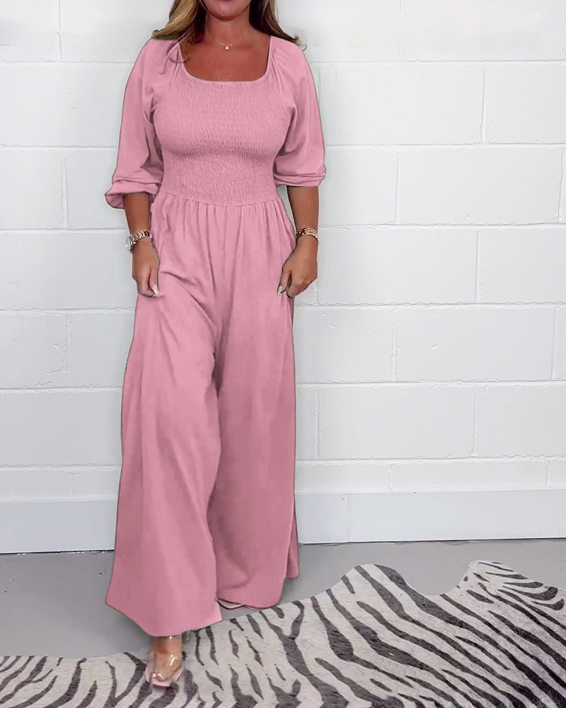 Luxury Tummy Cover Jumpsuit