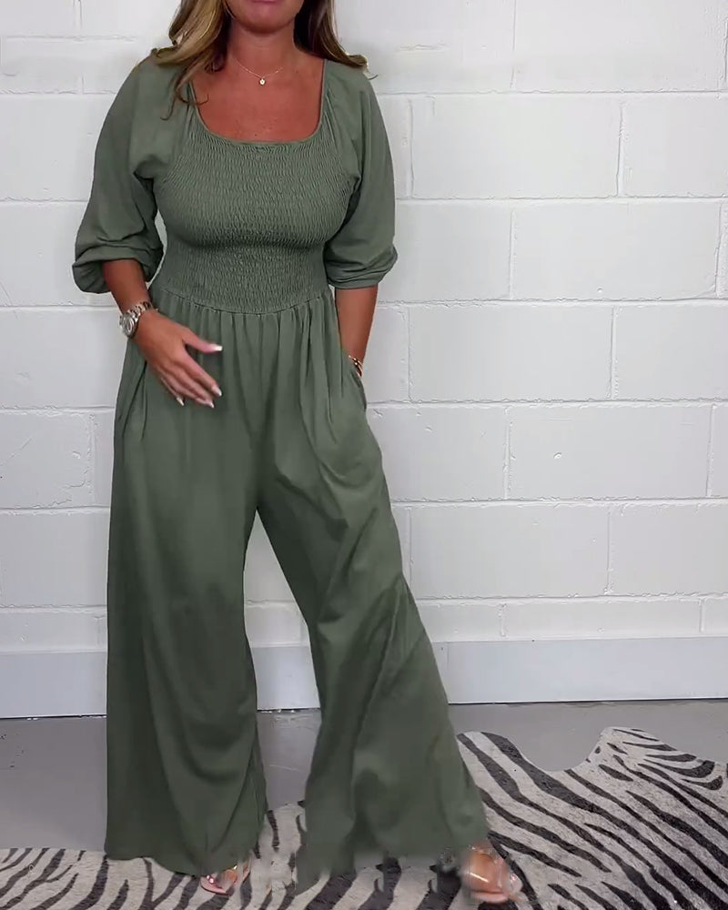 Luxury Tummy Cover Jumpsuit