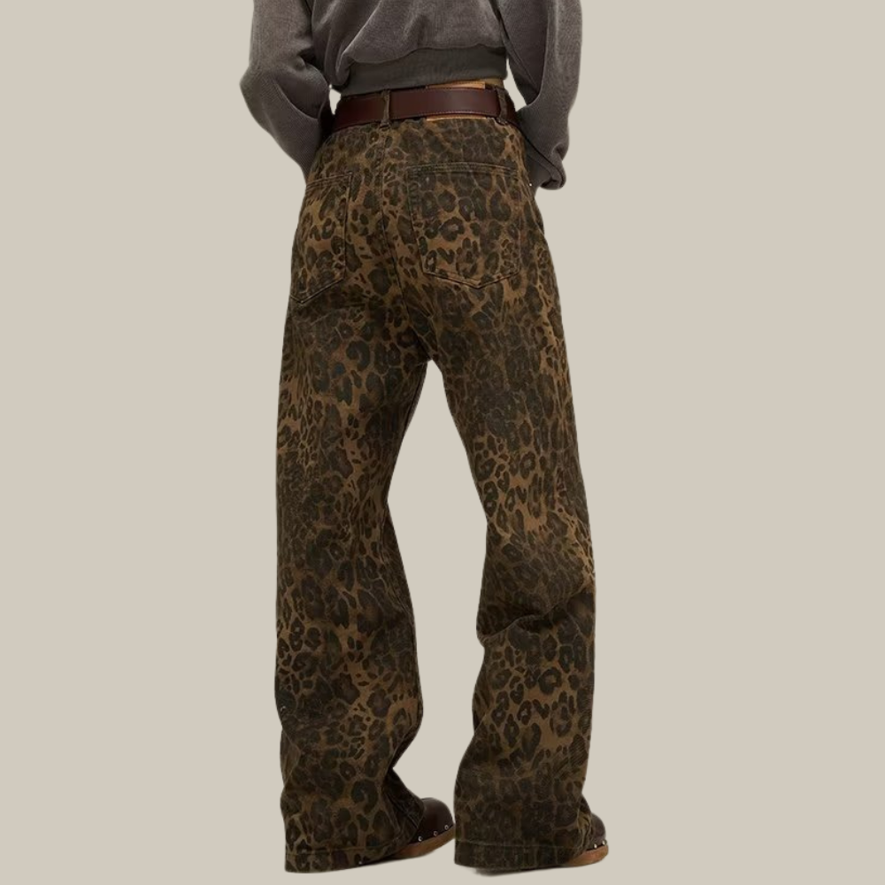 Leopard Print Jeans
