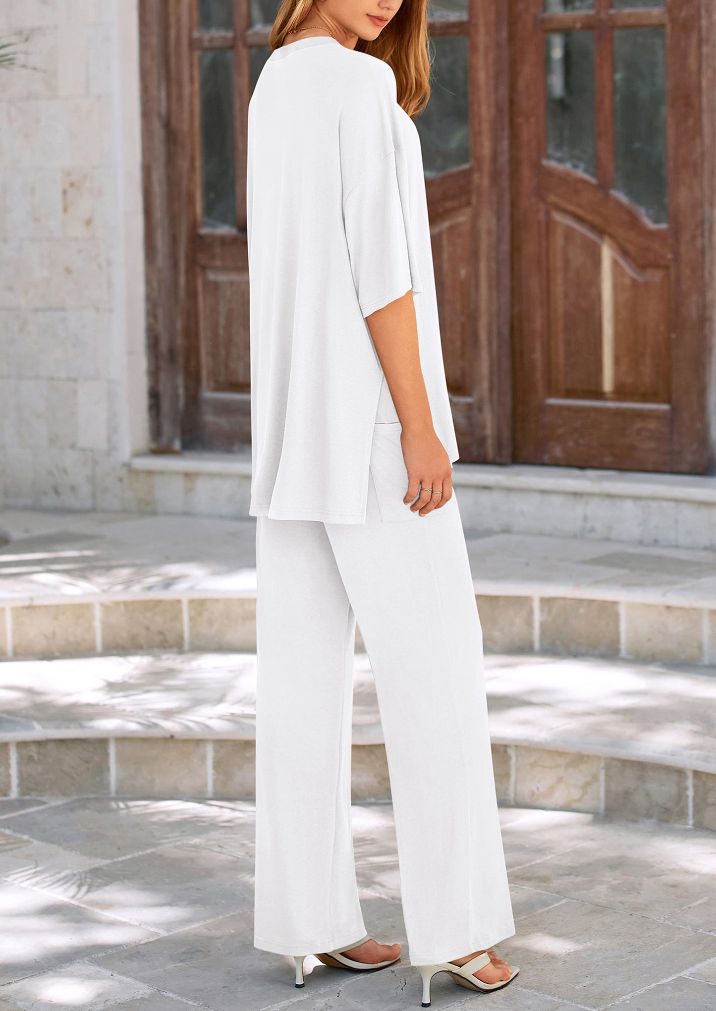 Women's Two-Piece Pullover & Pants Lounge Set
