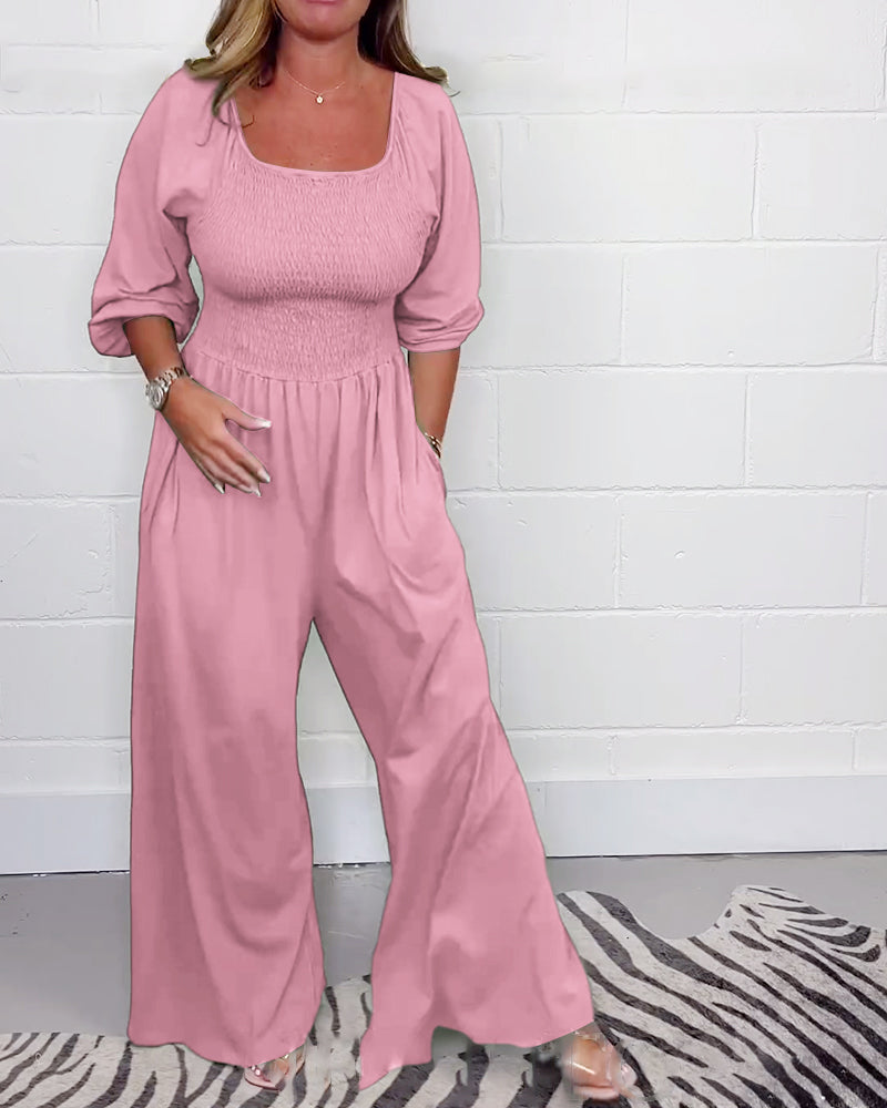 Luxury Tummy Cover Jumpsuit