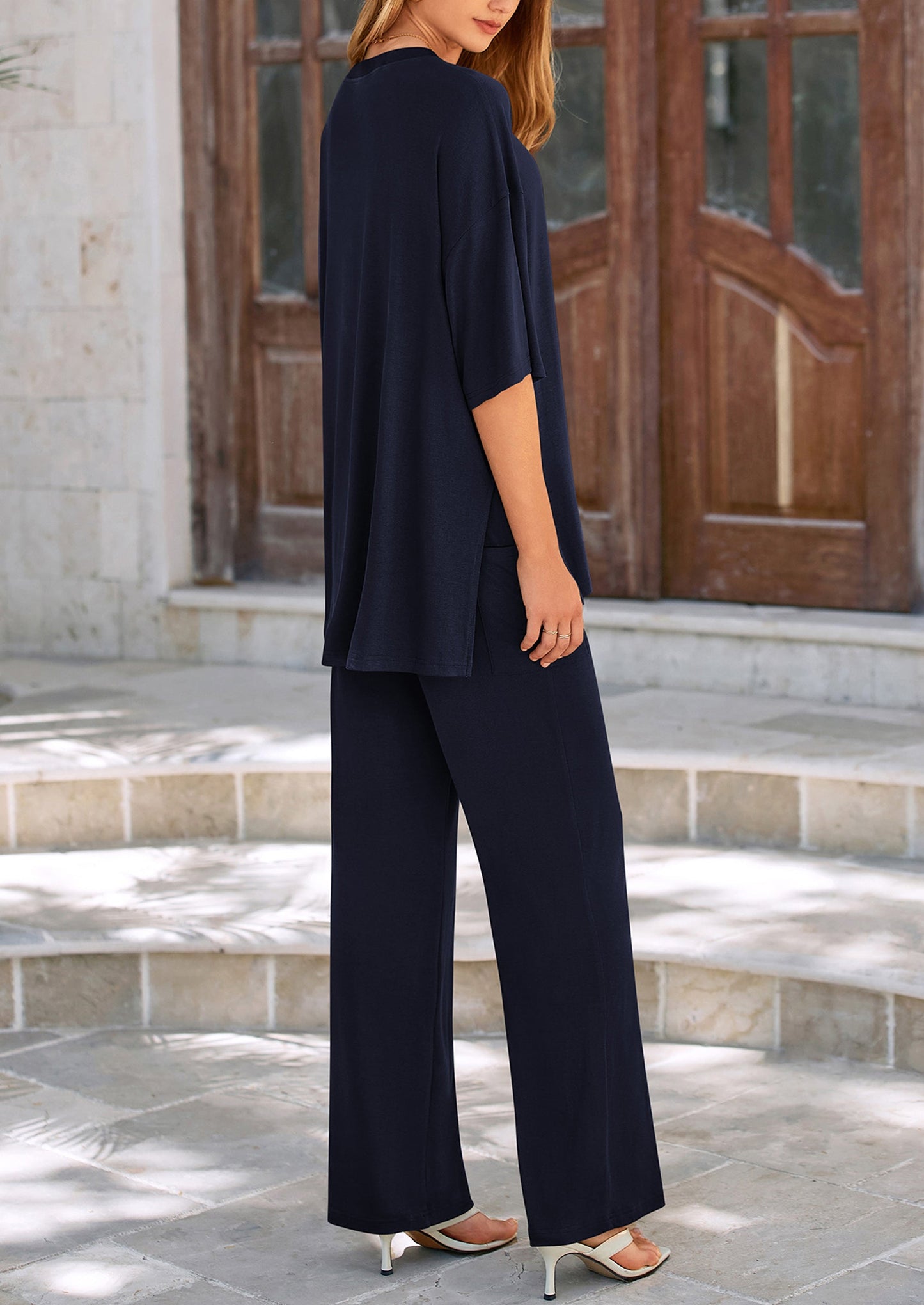 Women's Two-Piece Pullover & Pants Lounge Set