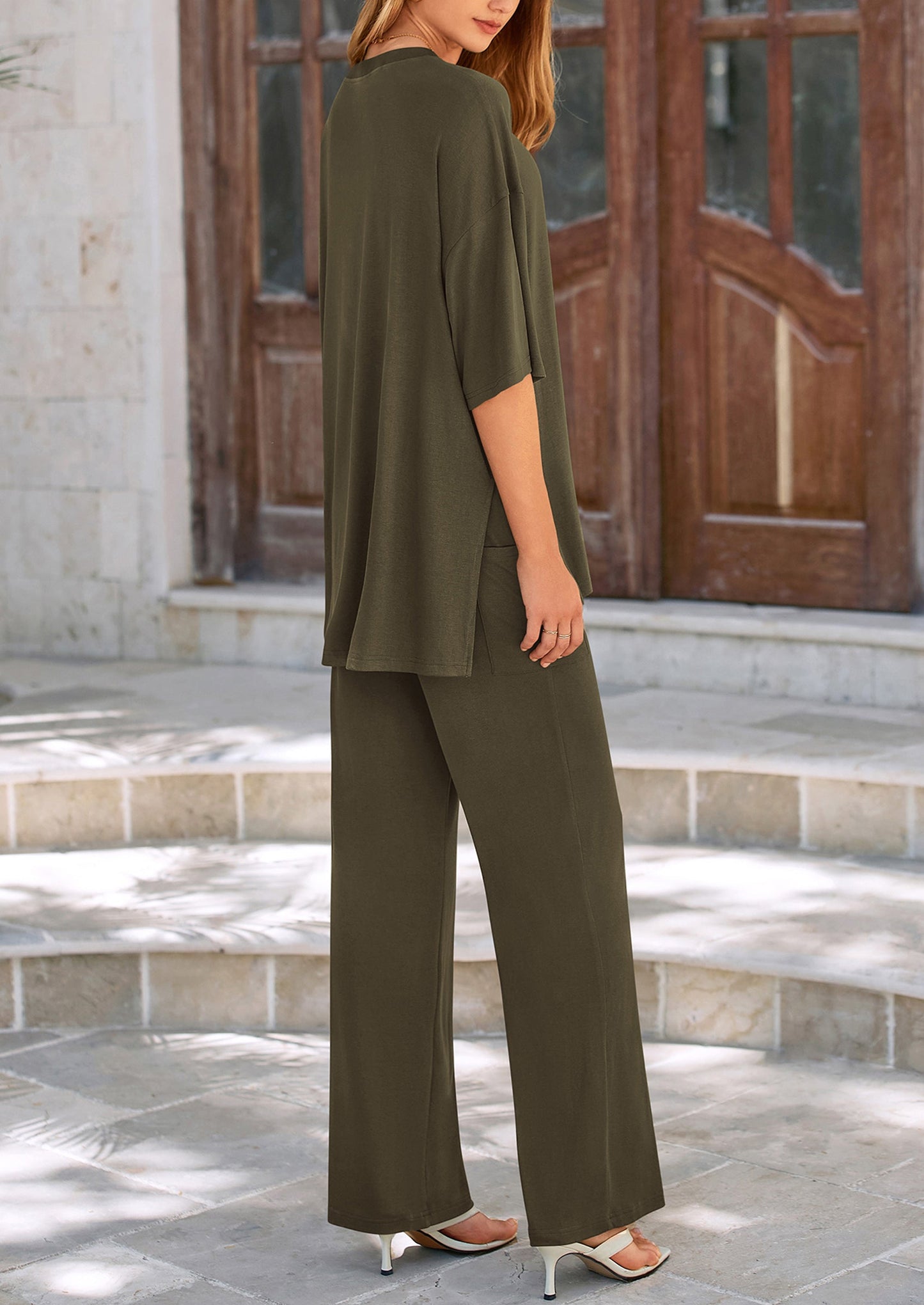 Women's Two-Piece Pullover & Pants Lounge Set