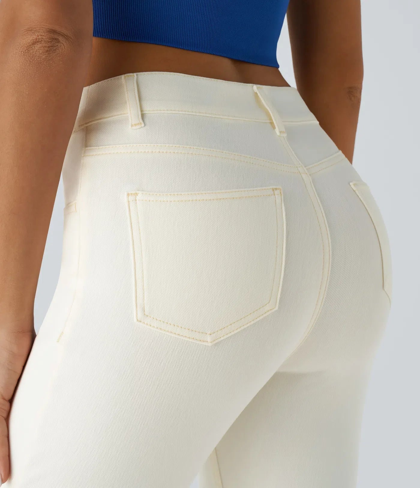 Elastic & Comfortable High-Waisted Pants