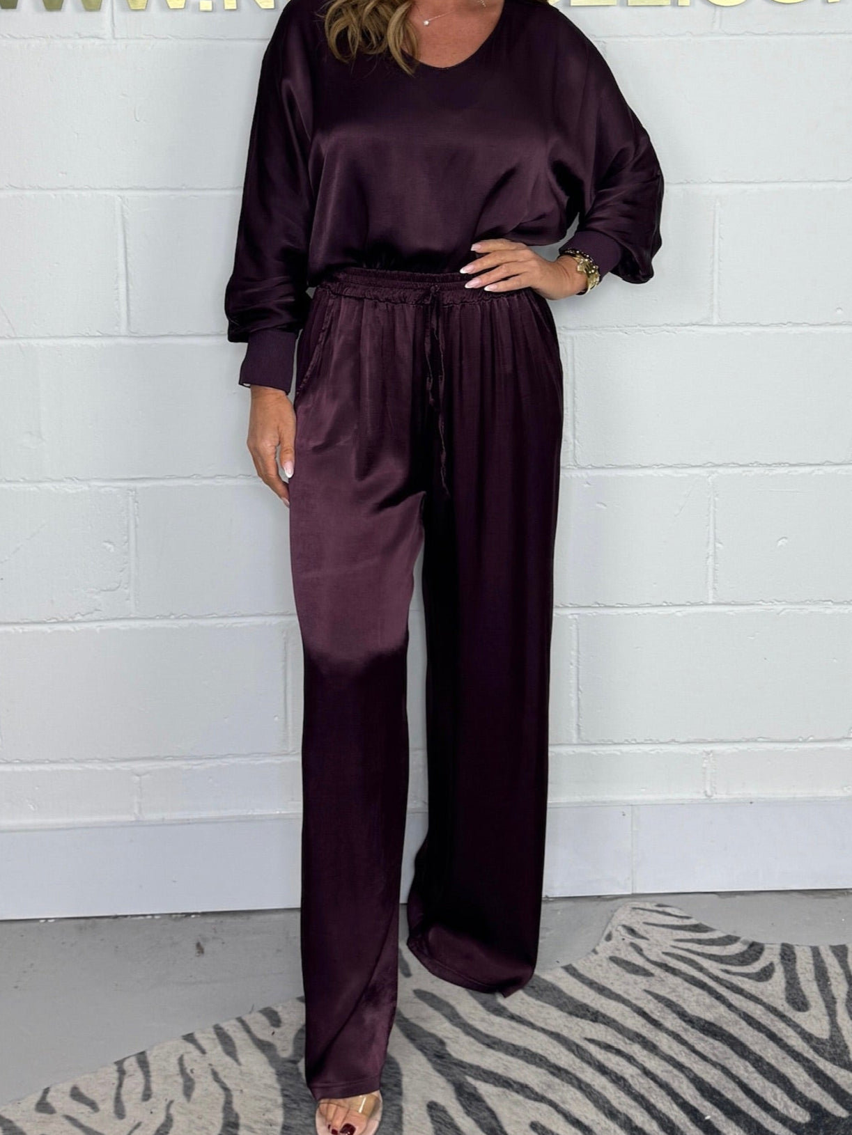 Luxury Satin Tummy Cover Set