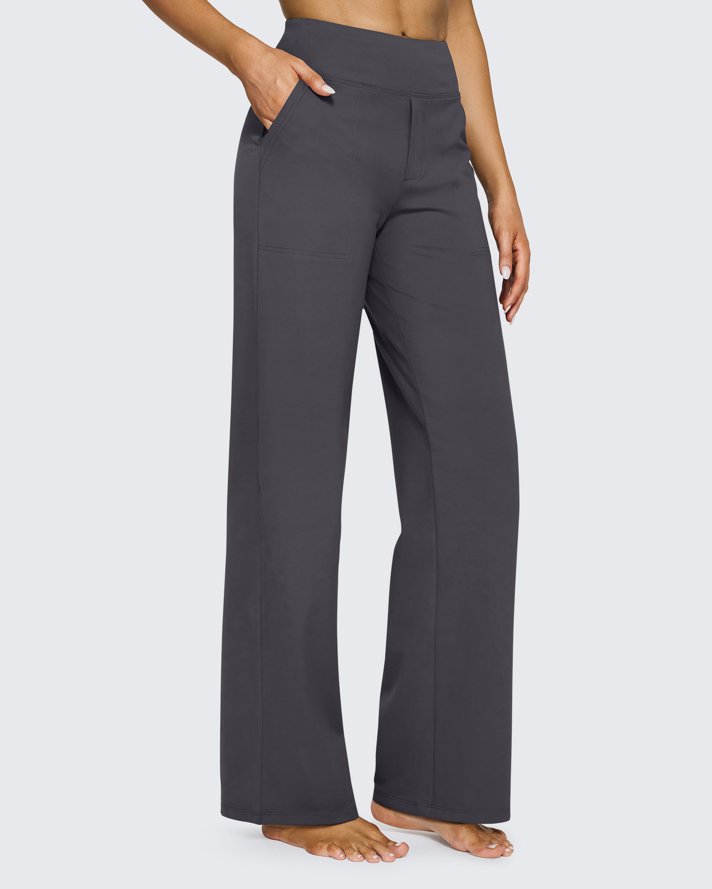 High-Waist Business Casual Pants