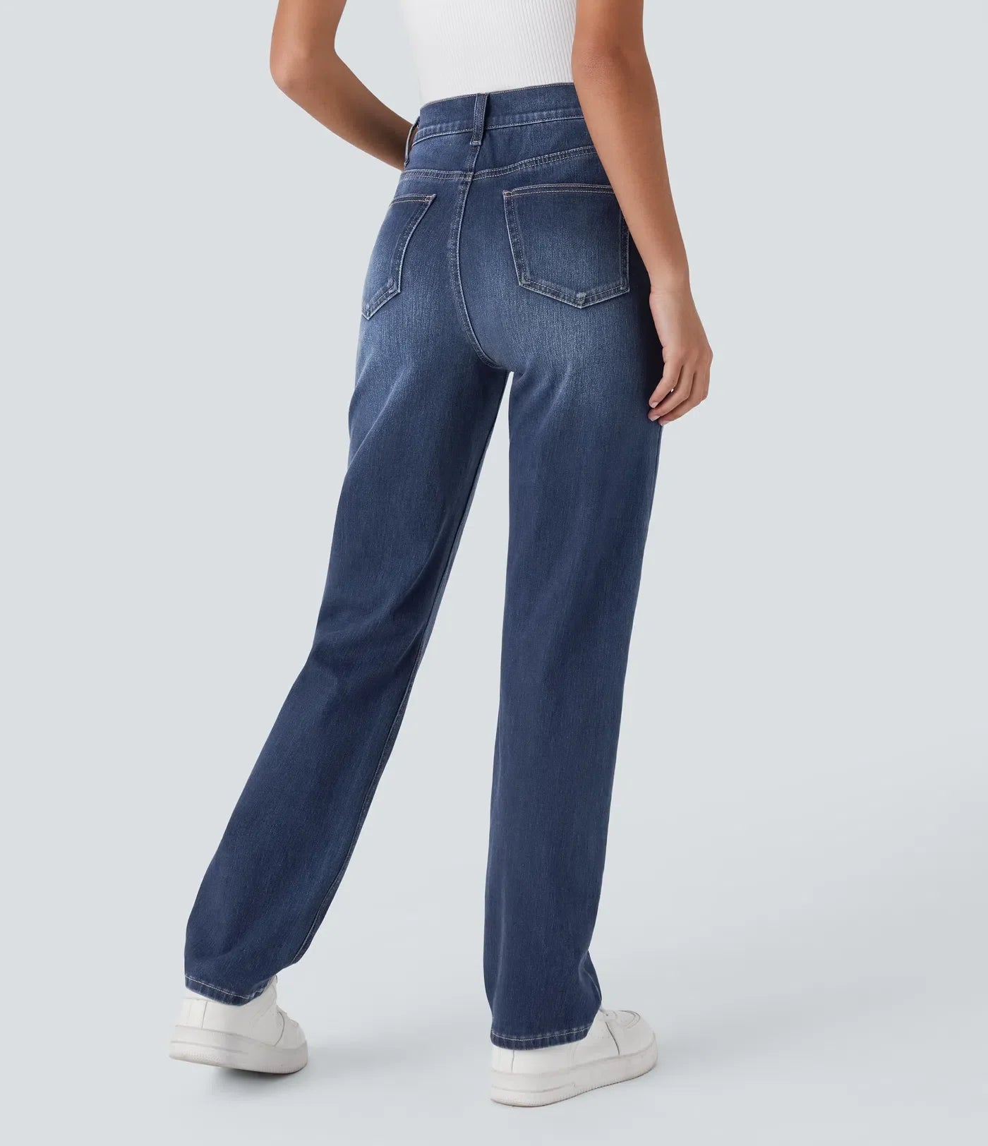 Elastic & Comfortable High-Waisted Pants