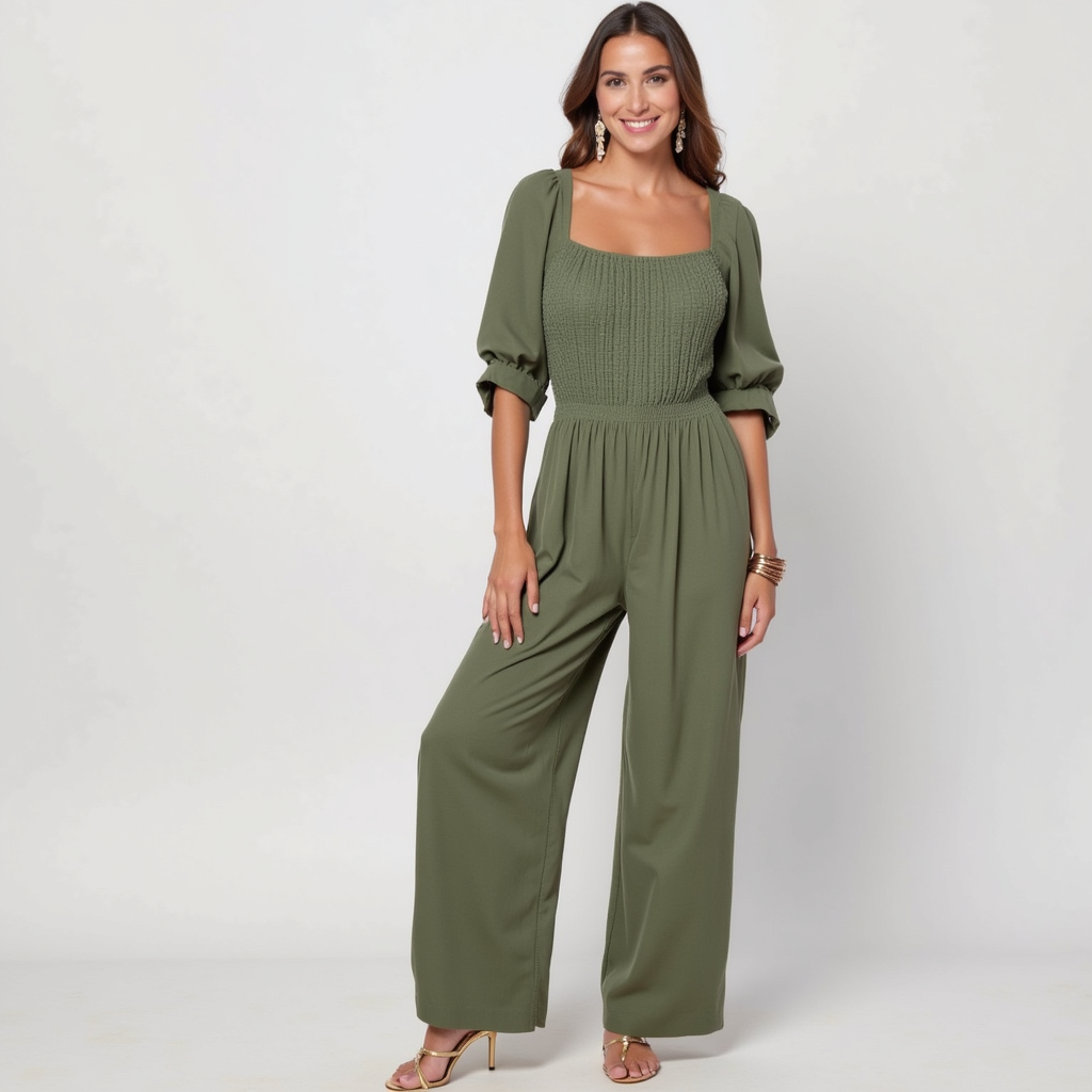 Luxury Tummy Cover Jumpsuit