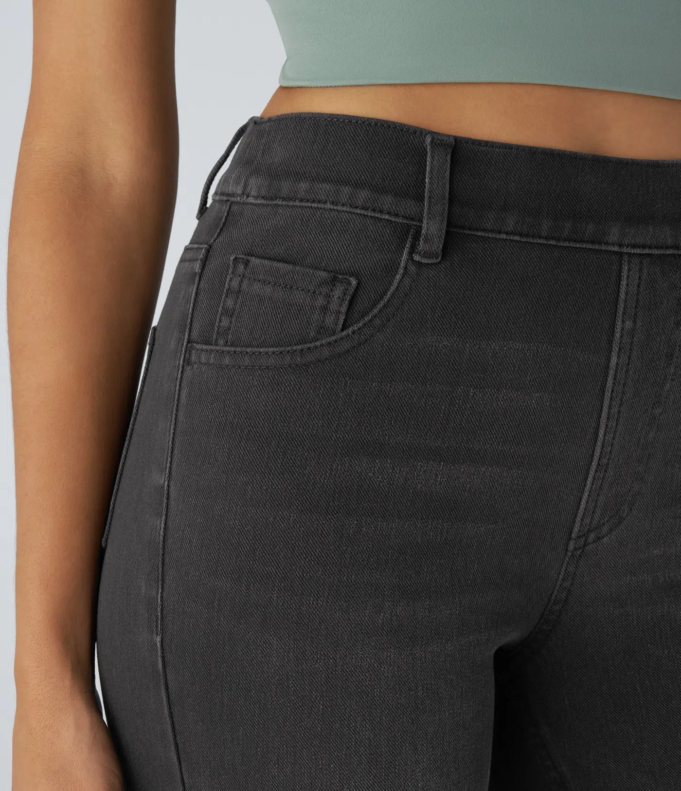 Elastic & Comfortable High-Waisted Pants