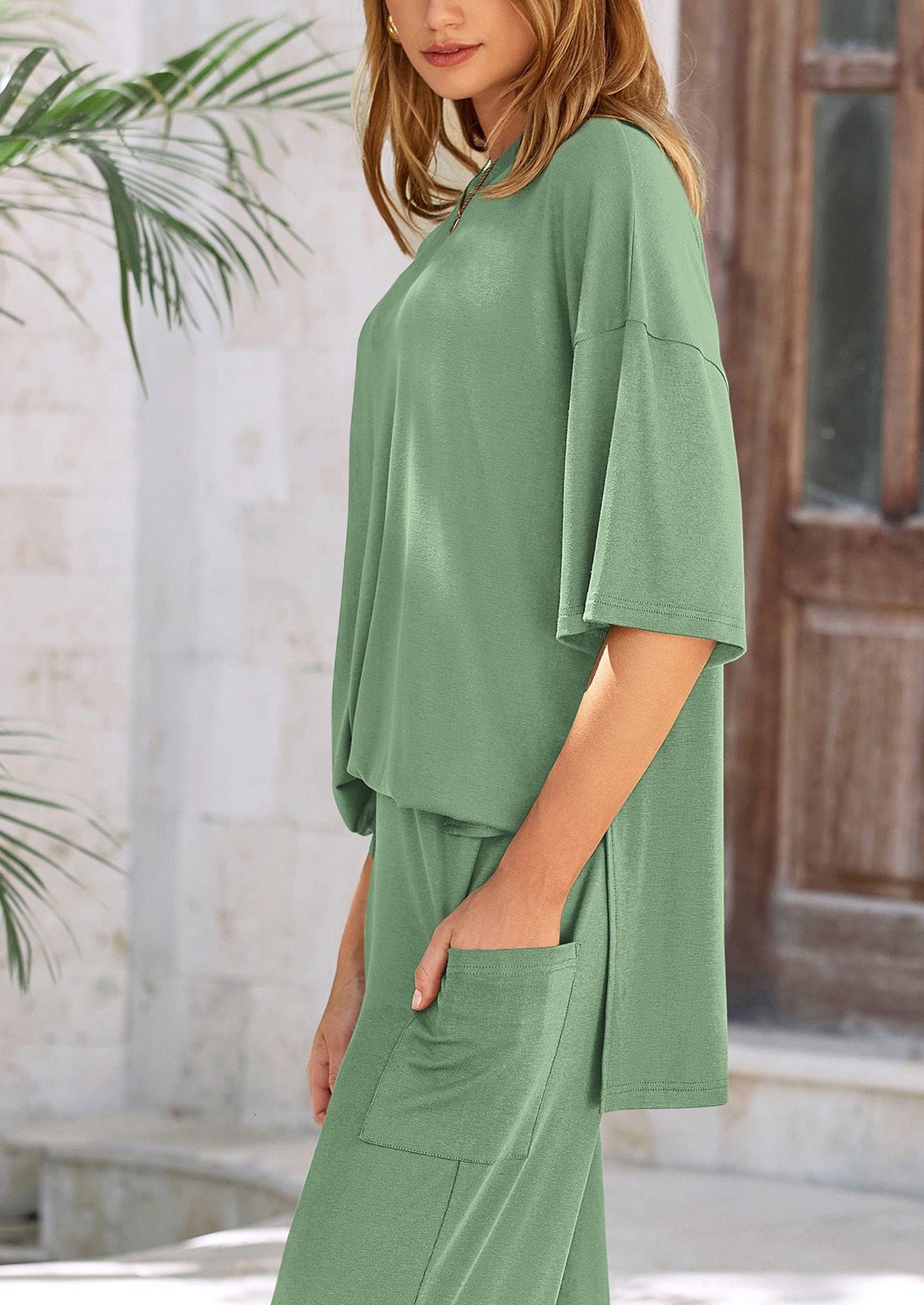 Women's Two-Piece Pullover & Pants Lounge Set