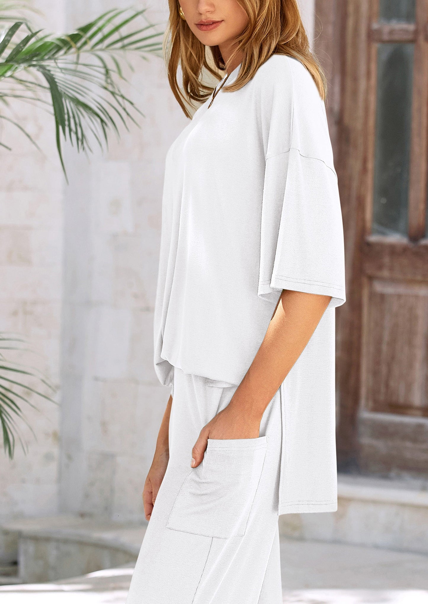 Women's Two-Piece Pullover & Pants Lounge Set
