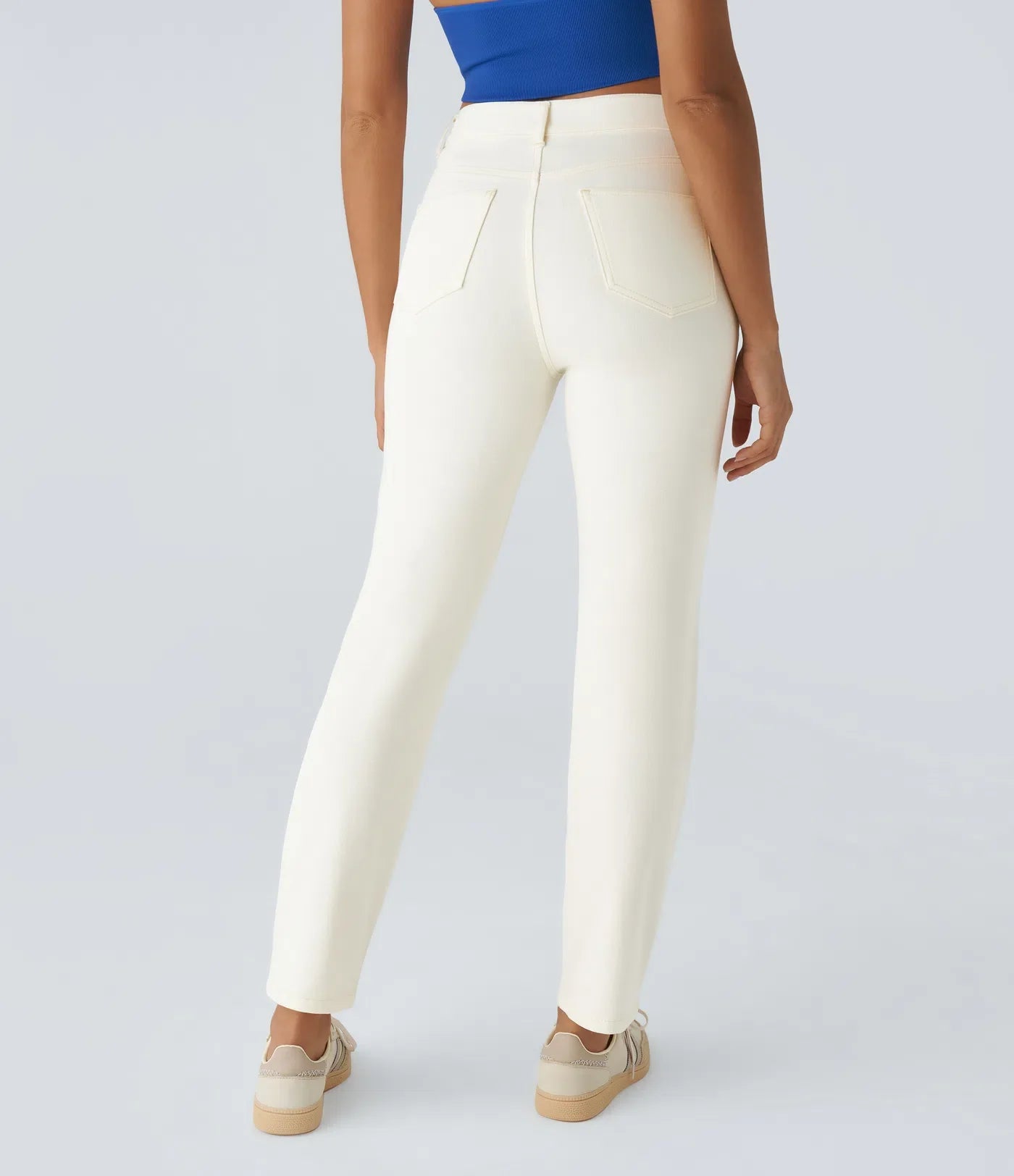 Elastic & Comfortable High-Waisted Pants
