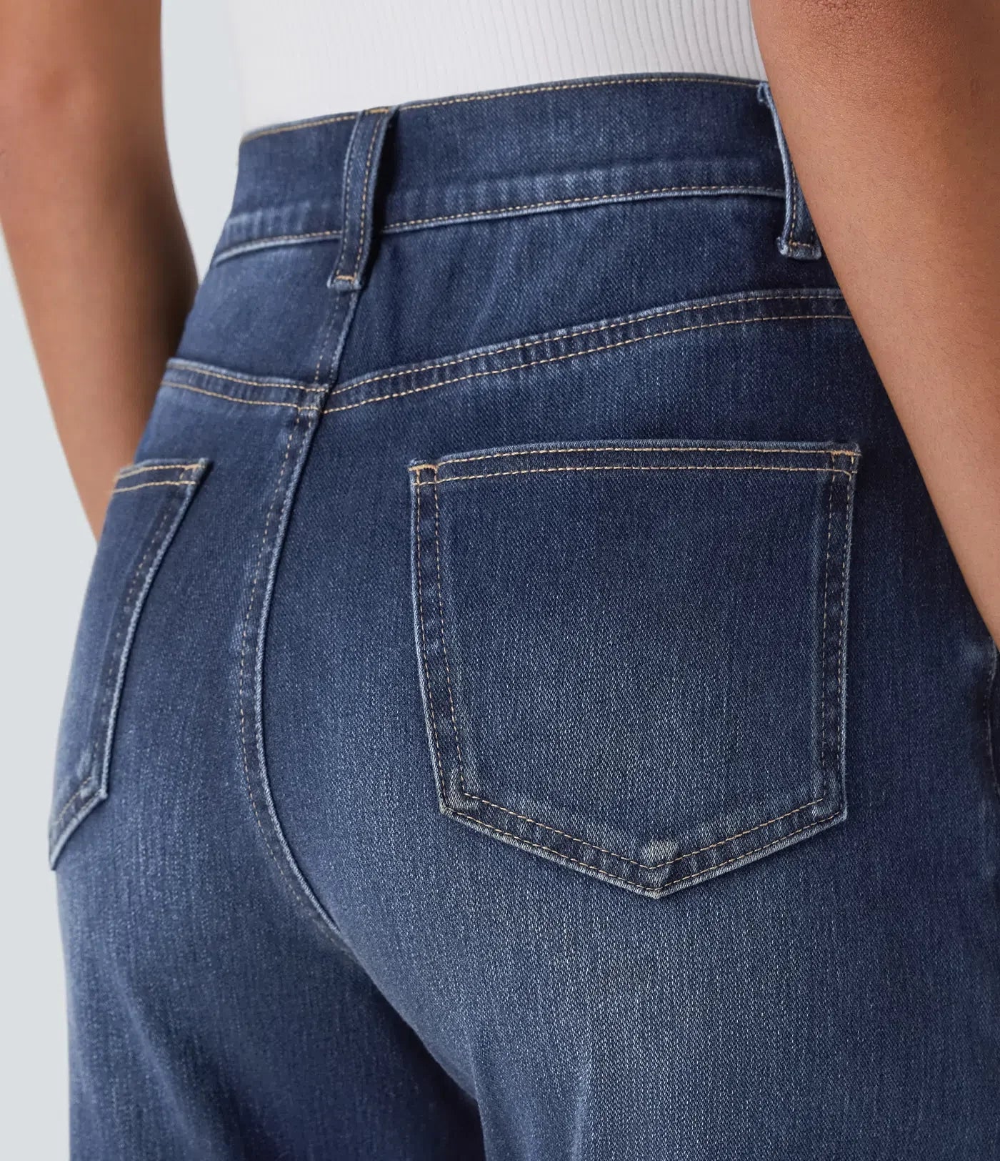 Elastic & Comfortable High-Waisted Pants