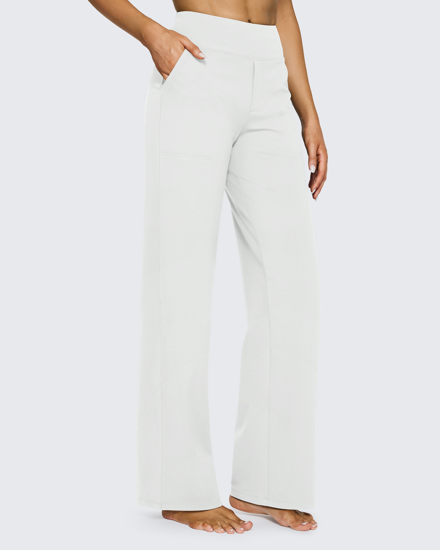High-Waist Business Casual Pants