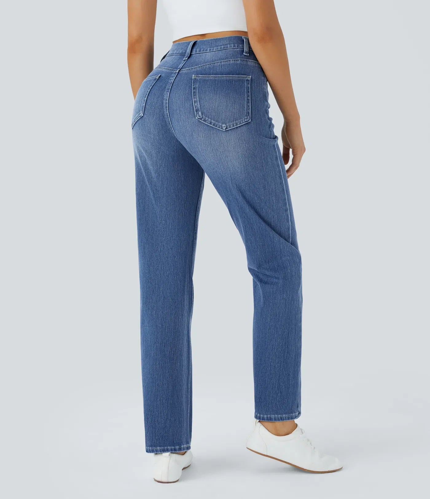 Elastic & Comfortable High-Waisted Pants