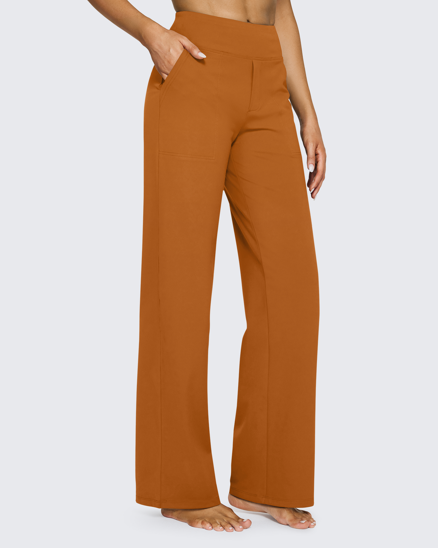 High-Waist Business Casual Pants
