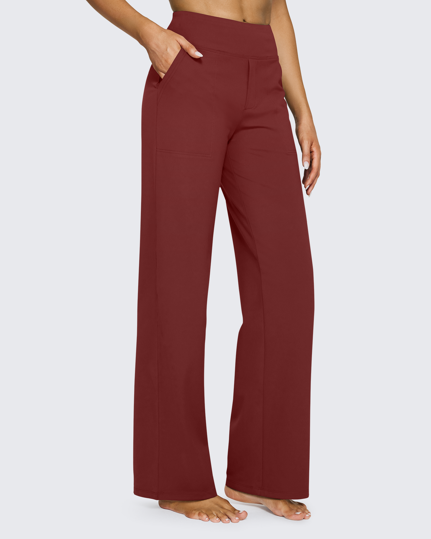 High-Waist Business Casual Pants