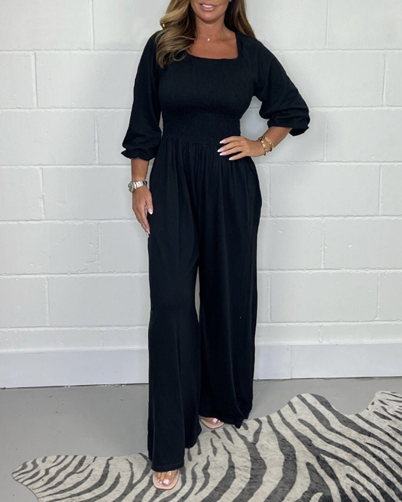 Luxury Tummy Cover Jumpsuit
