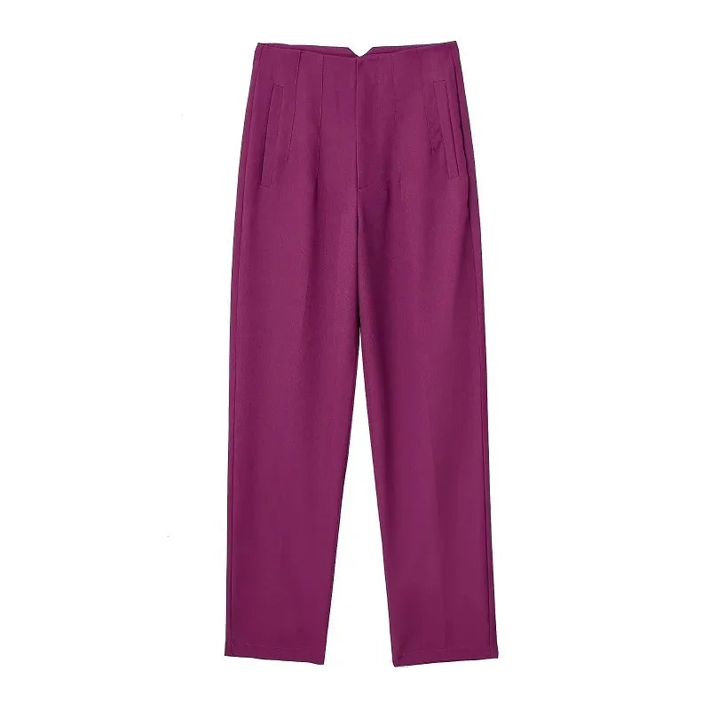 High Waist Formal Pants for Women