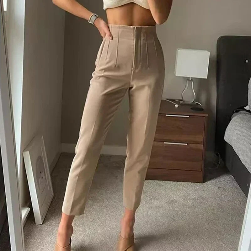 High Waist Formal Pants for Women