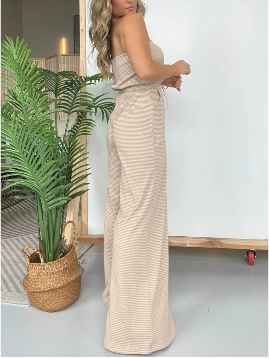 The Isla Strapless Jumpsuit