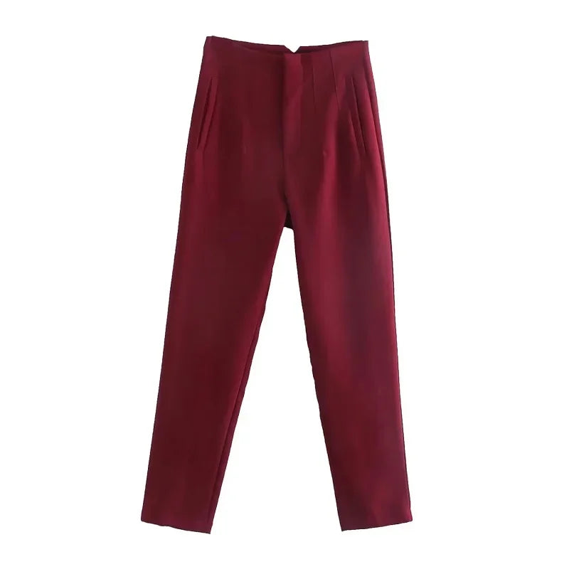 High Waist Formal Pants for Women