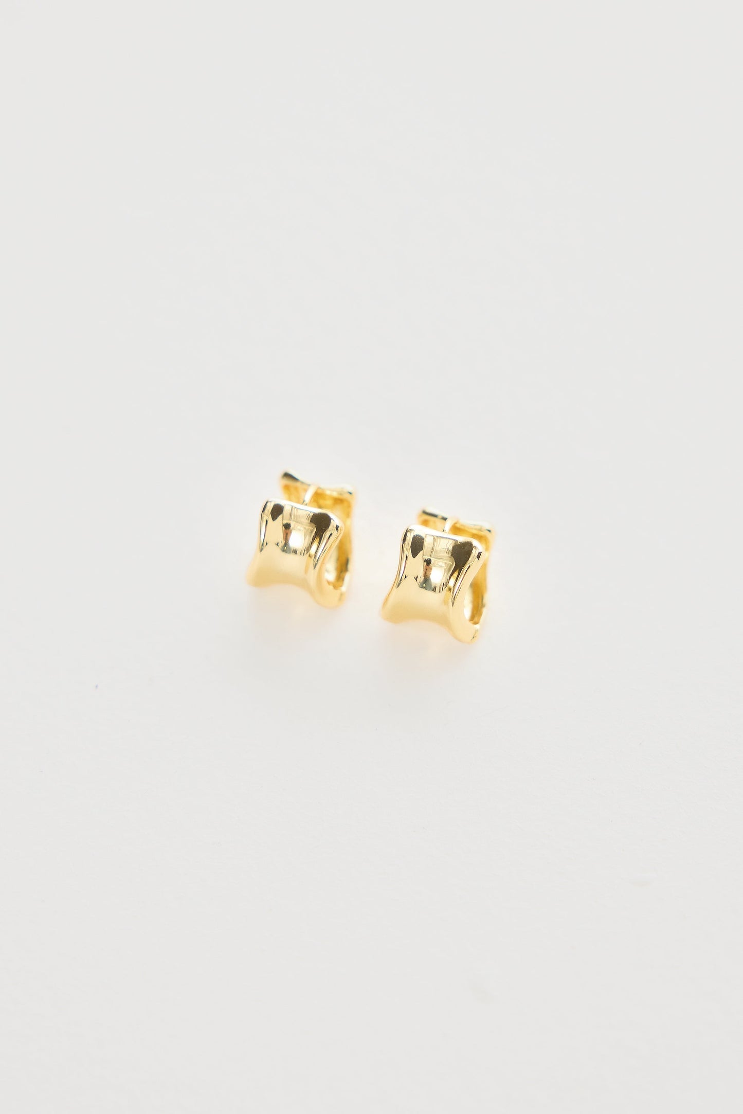 Abstract Earrings - Gold