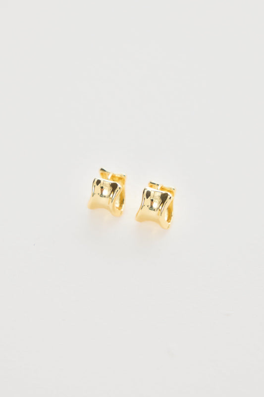 Abstract Earrings - Gold
