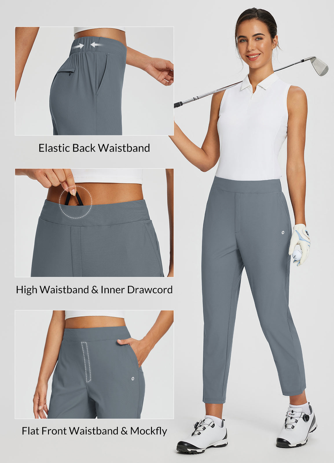 The High-Rise Performance Ankle Pant