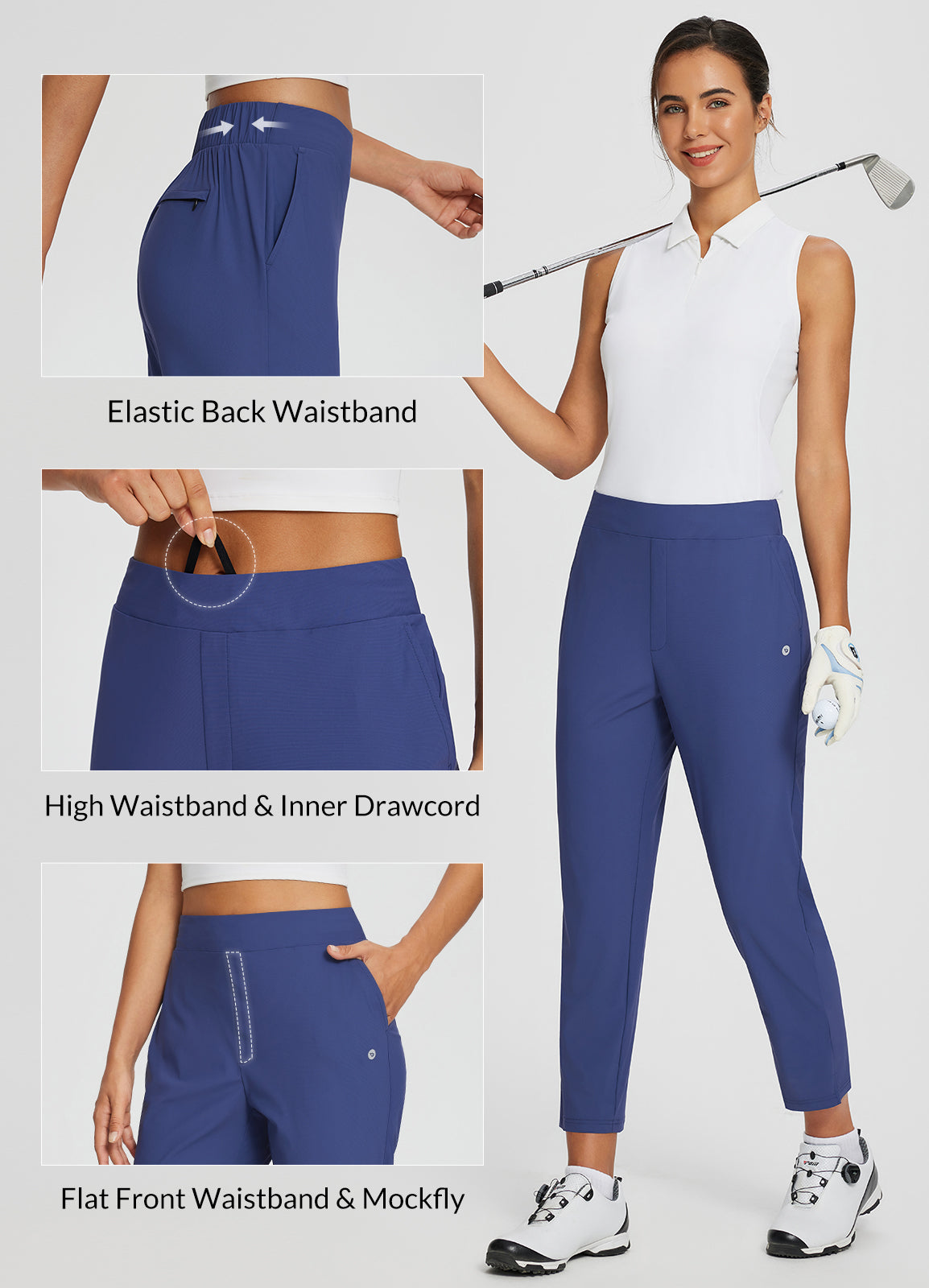The High-Rise Performance Ankle Pant