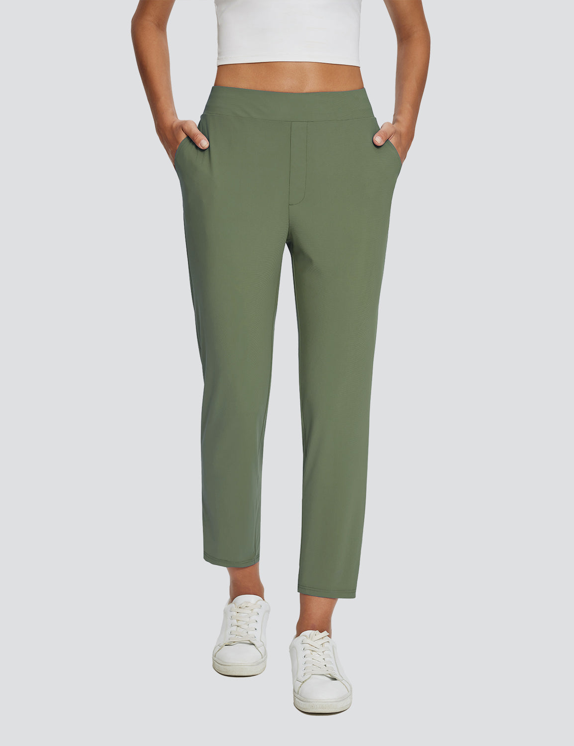 The High-Rise Performance Ankle Pant