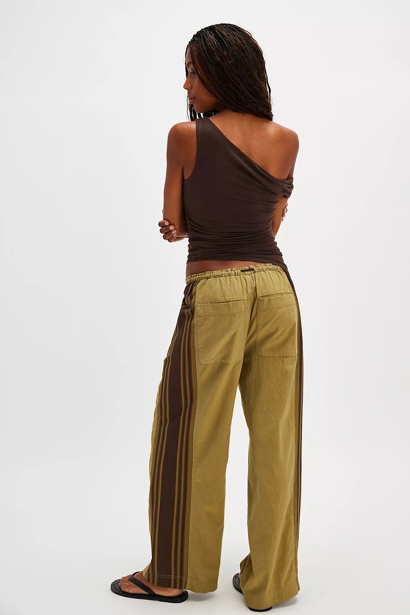 High Rise Palazzo Pants