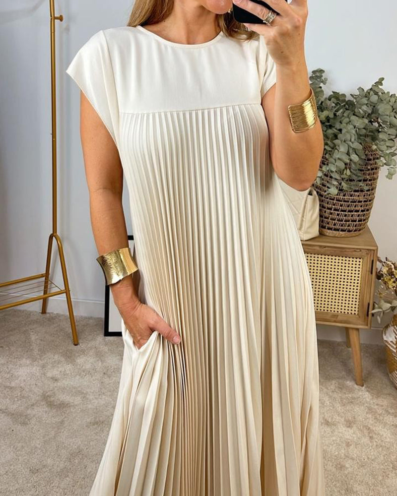 Sleeveless tummy cover dress