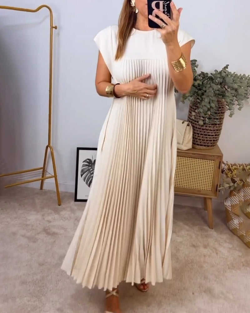 Sleeveless tummy cover dress