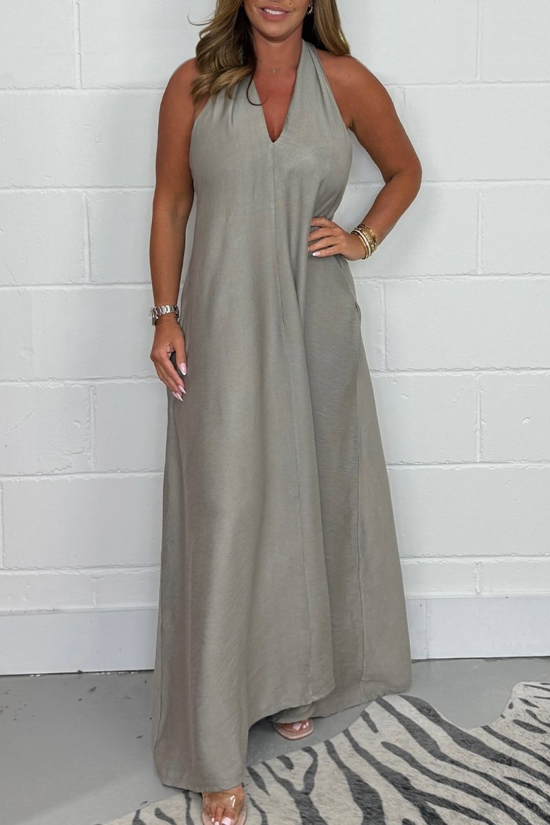 Luxury Tummy Cover Maxi Dress
