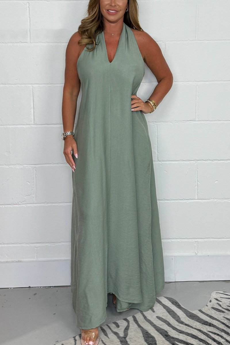 Luxury Tummy Cover Maxi Dress