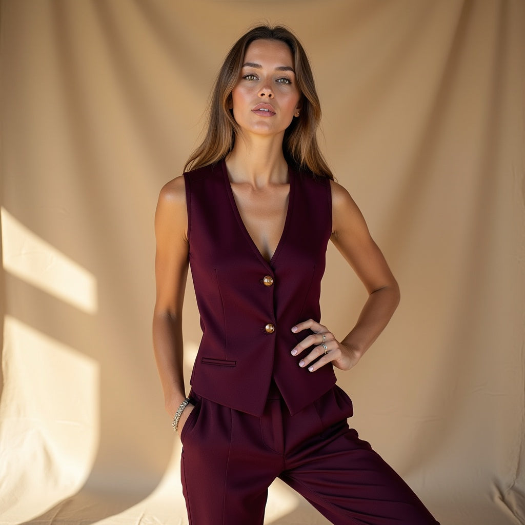 The Elva Gilet Top