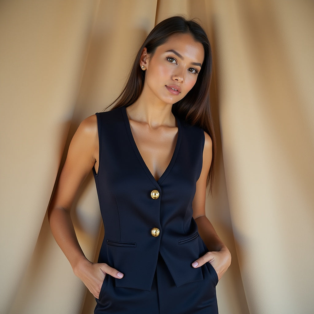 The Elva Gilet Top