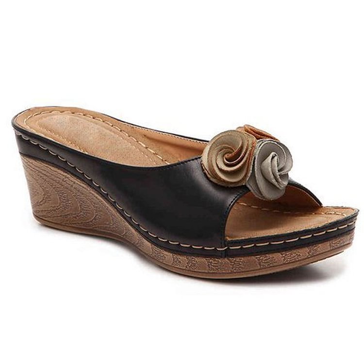 Comfortable leather orthopedic sandals