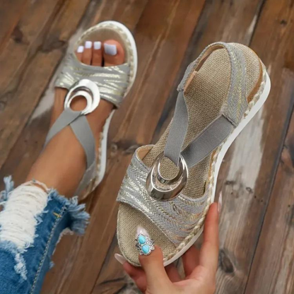 Orthopedic sandals with optimal support
