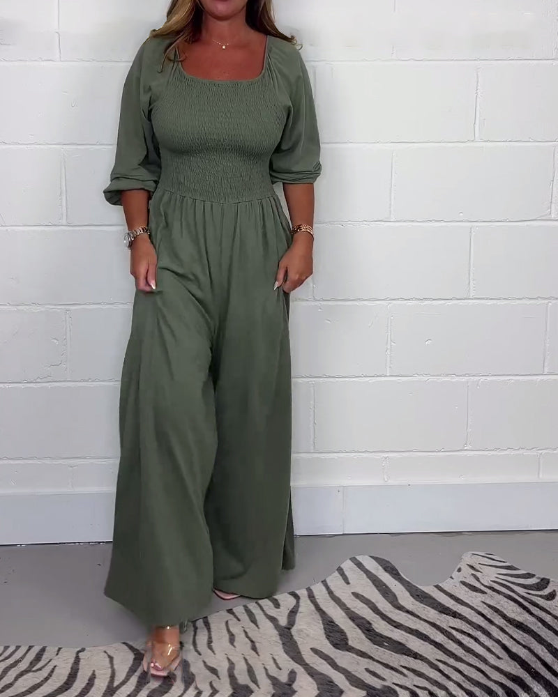 Luxury Tummy Cover Jumpsuit