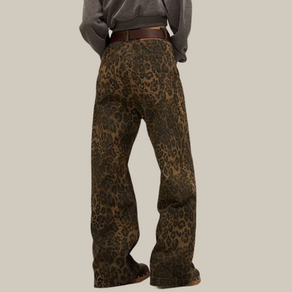 Leopard Print Jeans