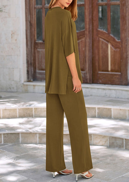 Women's Two-Piece Pullover & Pants Lounge Set